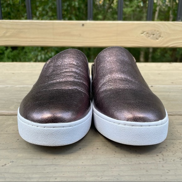 Vionic Splendid Dakota Bronze Metallic leather mules slides size 5 - Picture 5 of 15